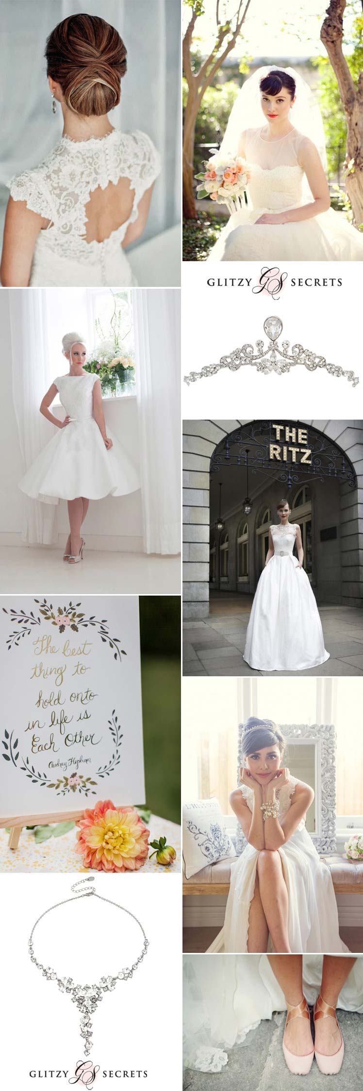How to achieve Audrey Hepburn style on your wedding day