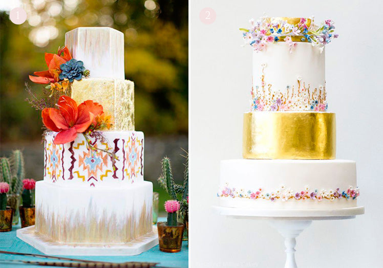 Beautiful wedding cakes by Madison Lee's Cakes and Rosalind Miller Cakes