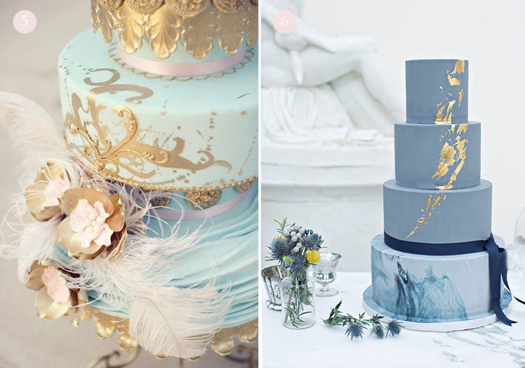 Stunning cakes by The Brides of Oklahoma and The Wedding Cake Boutique