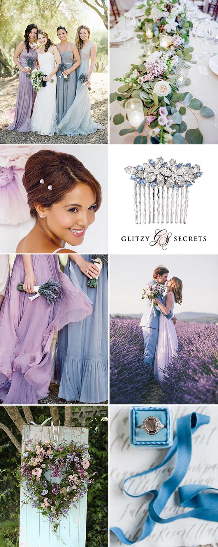 Lilac and Blue wedding inspiration