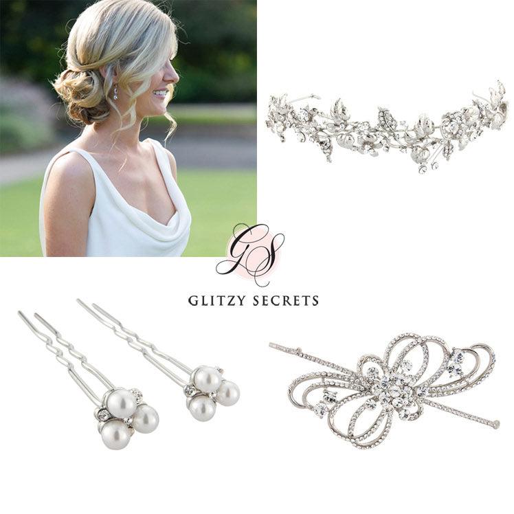 Wedding hair accessories for up do hairstyles