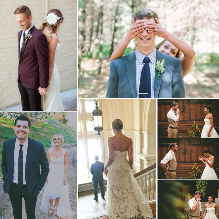 Fabulous photo opportunity ideas for the first look moment