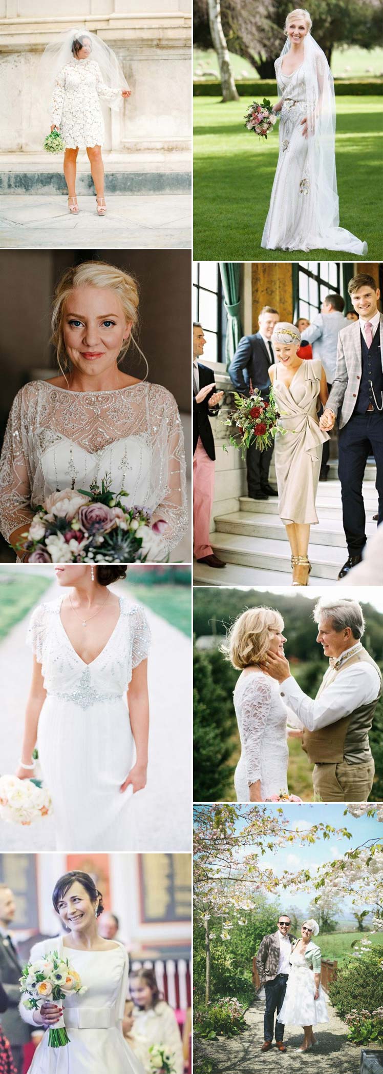 Bridal dresses for mature brides over 40