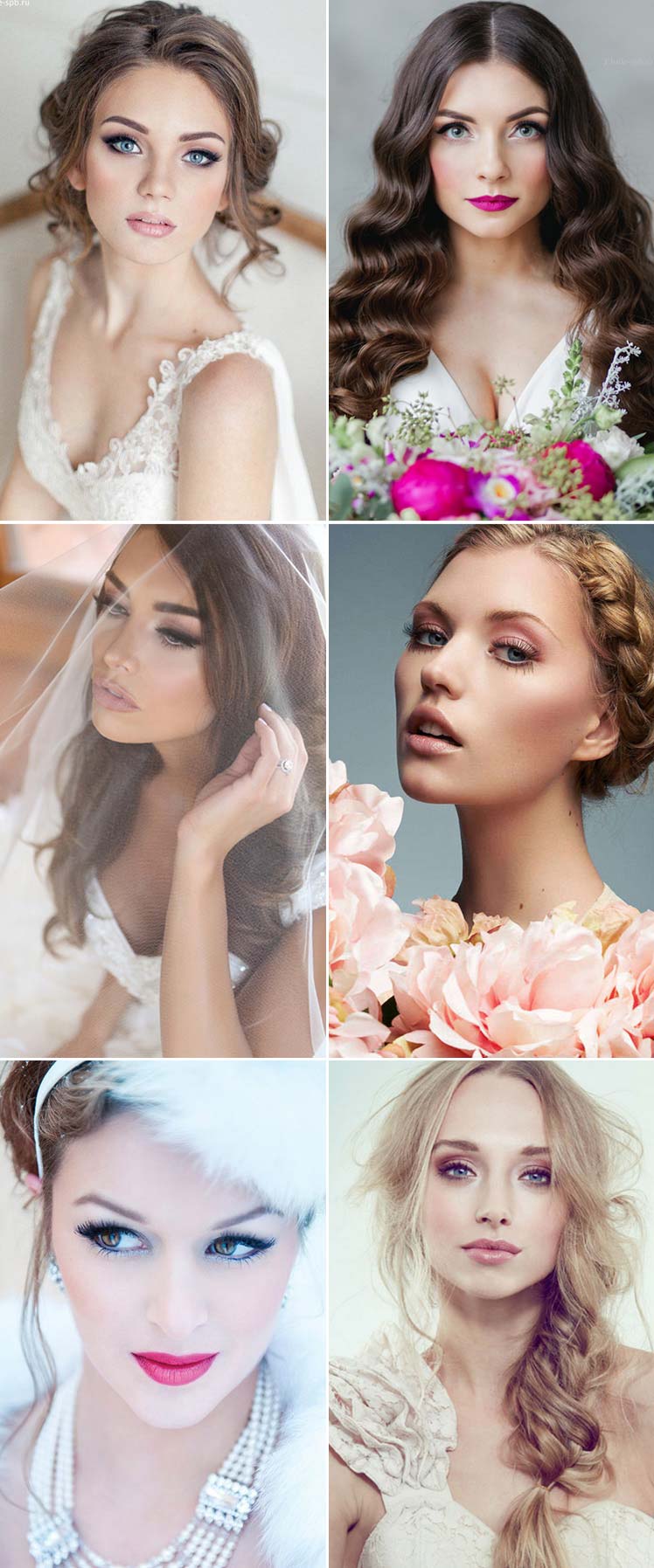 Classic bridal make-up ideas for every style