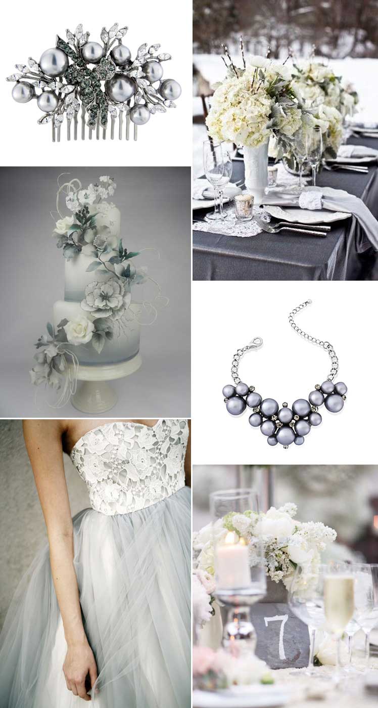 Ideas for a classy grey wedding day