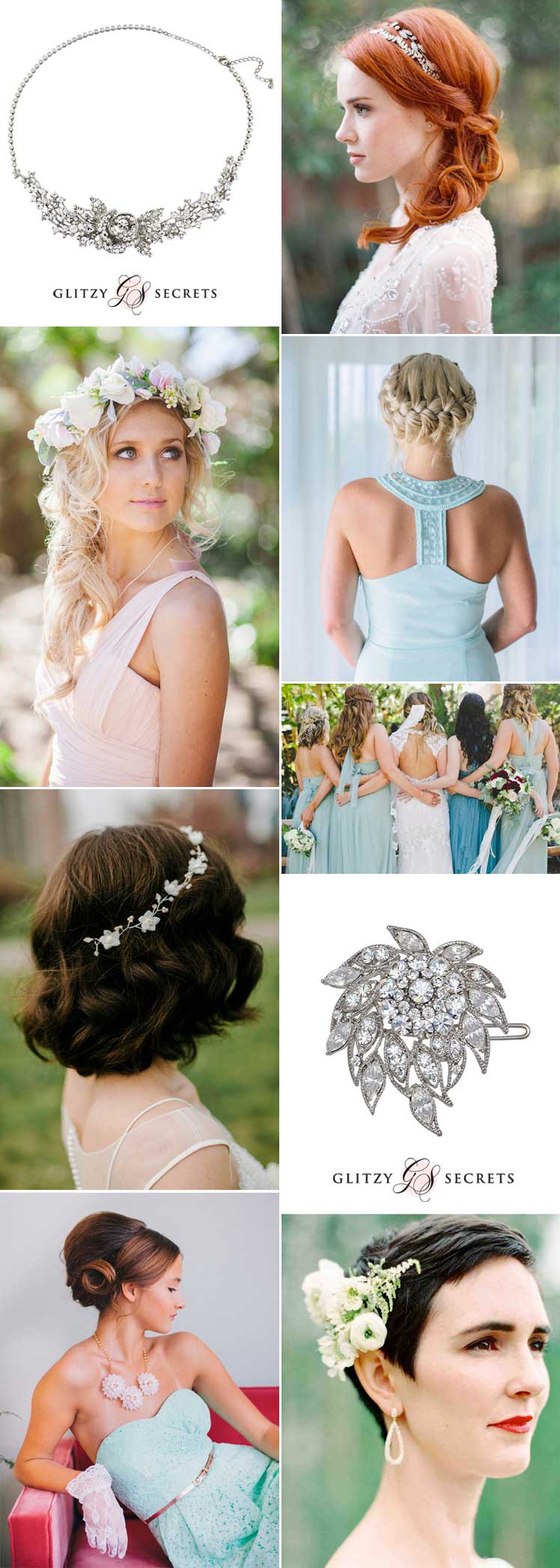 Inspiration for your bridemaids' hairstyles