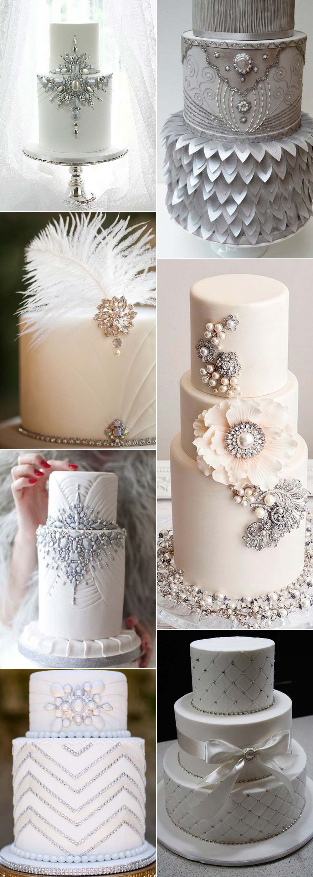 Jewelled wedding cake ideas for your big day