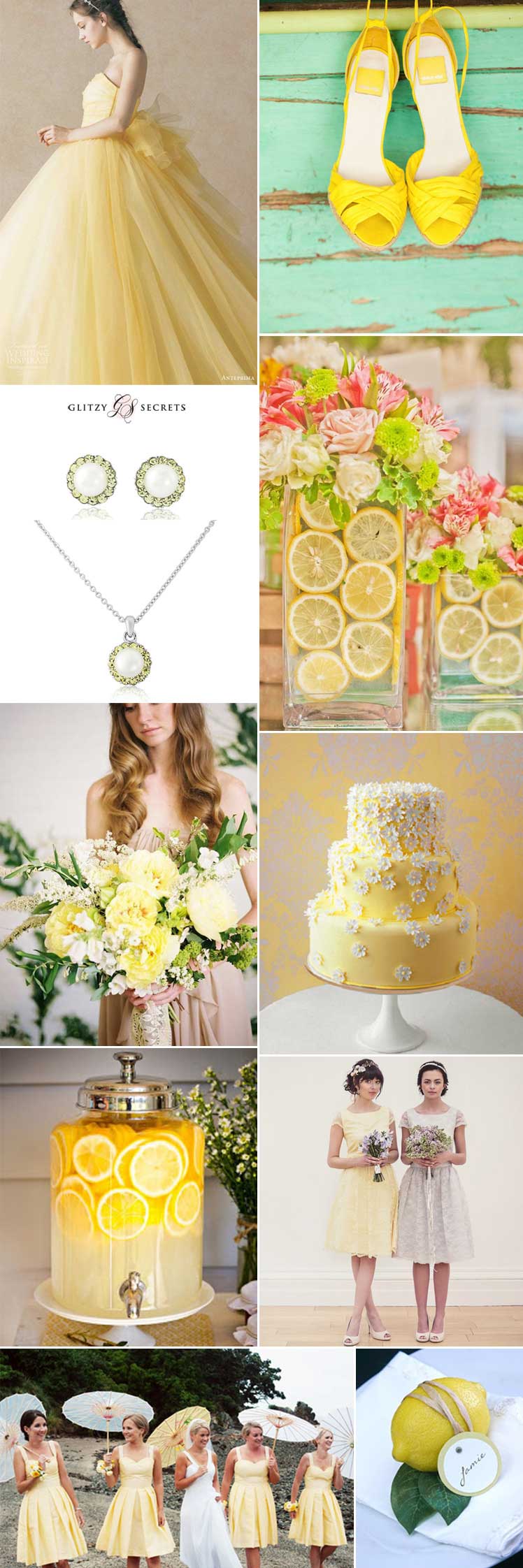 Lemon sorbet wedding ideas