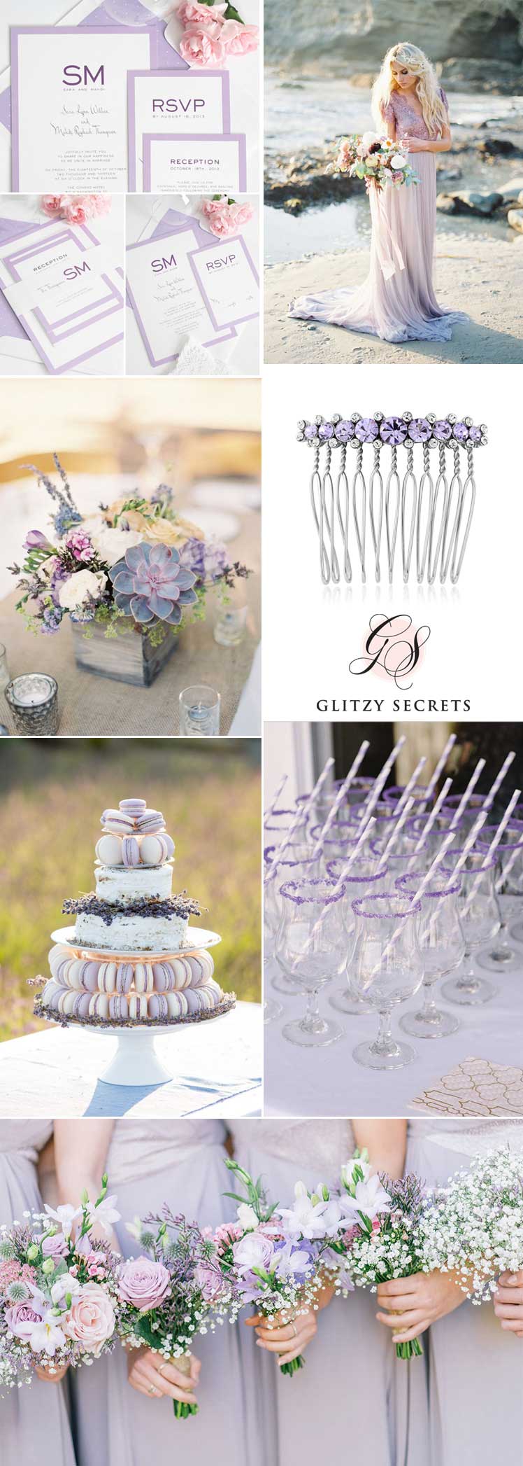 Lilac wedding colour scheme ideas