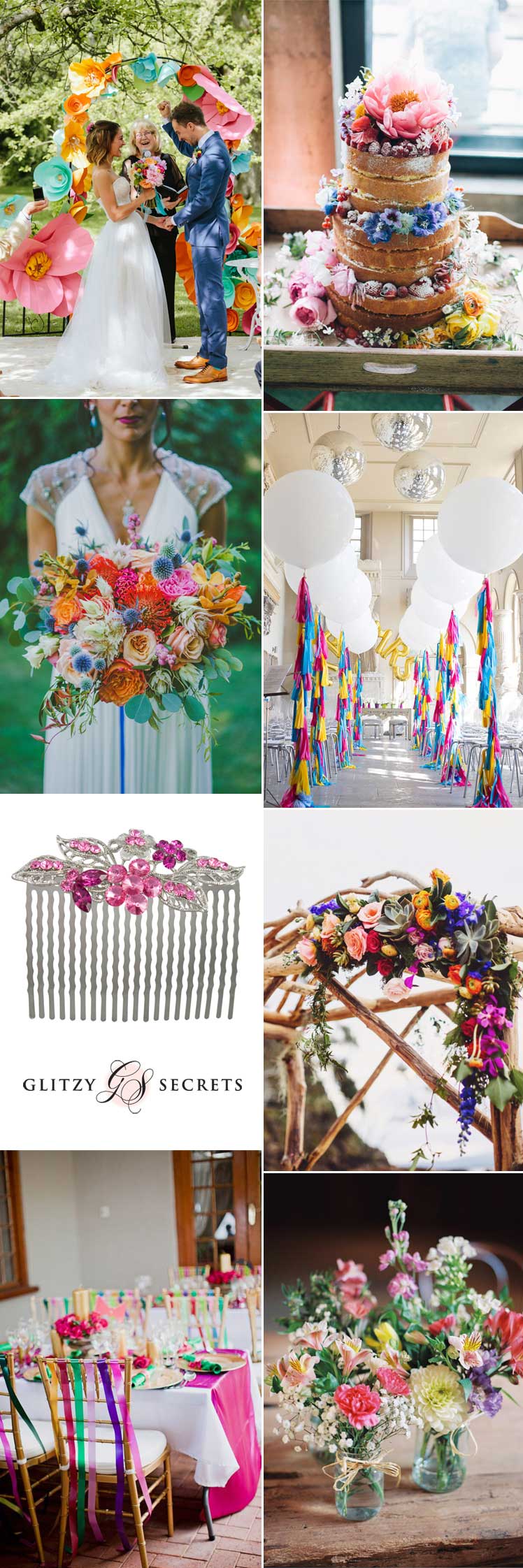 Modern Rainbow Wedding ideas and inspiration