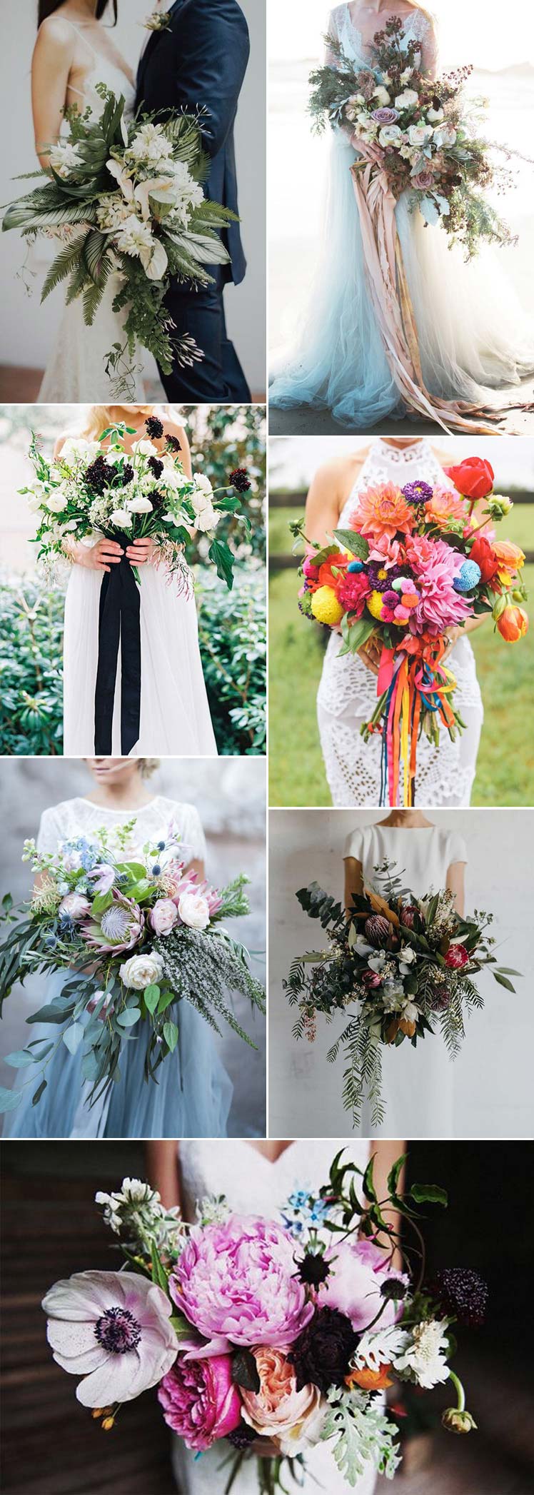Oversized bridal bouquet inspiration
