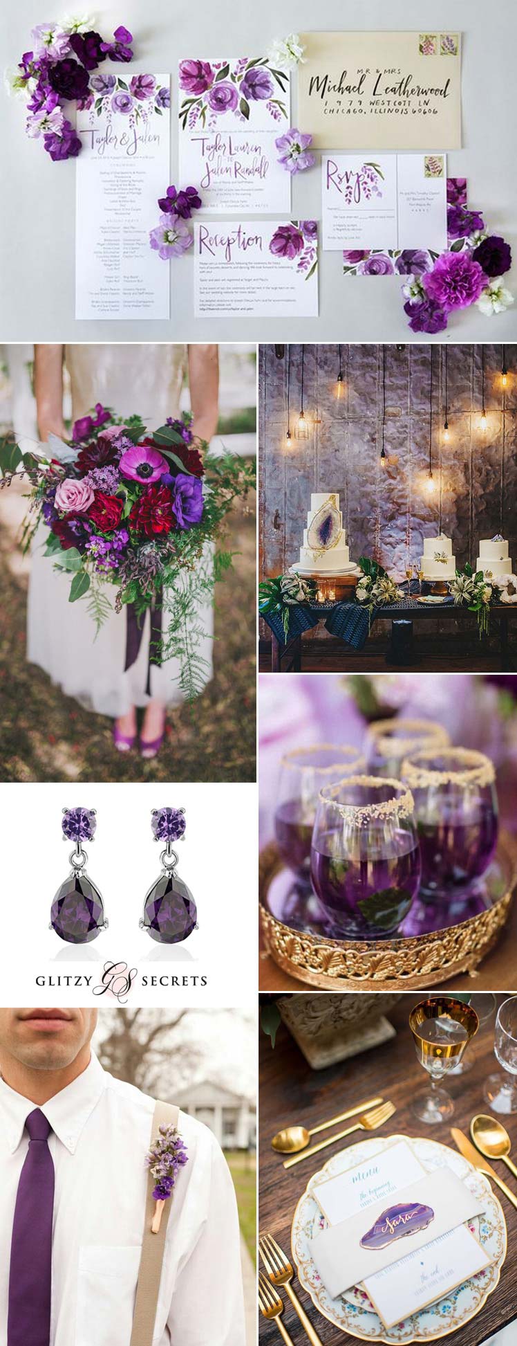 Violet Wedding theme ideas
