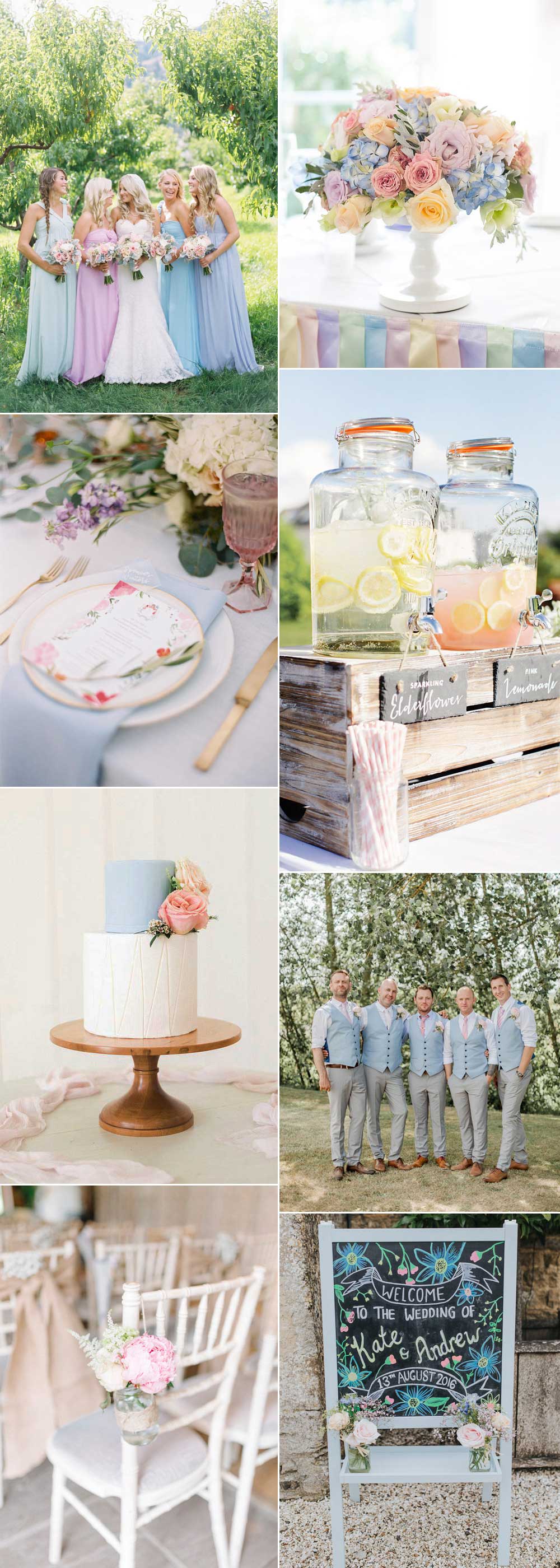 Pretty pastel wedding inspiration