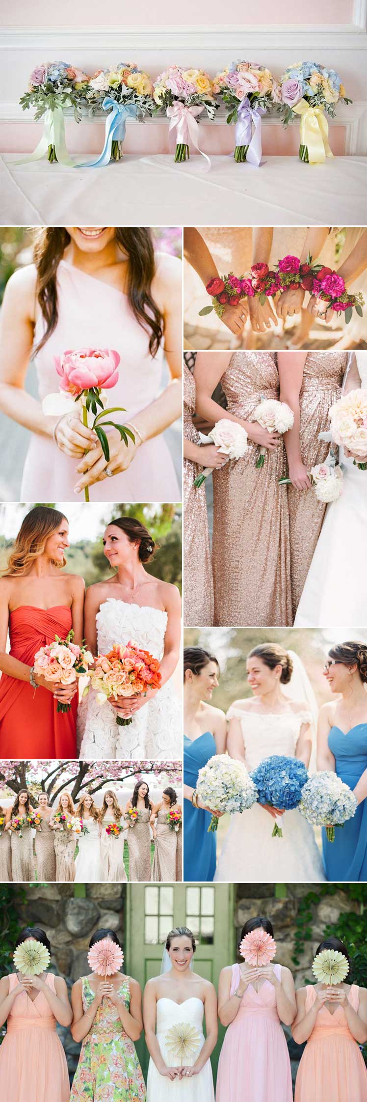 Posy ideas for your bridesmaids