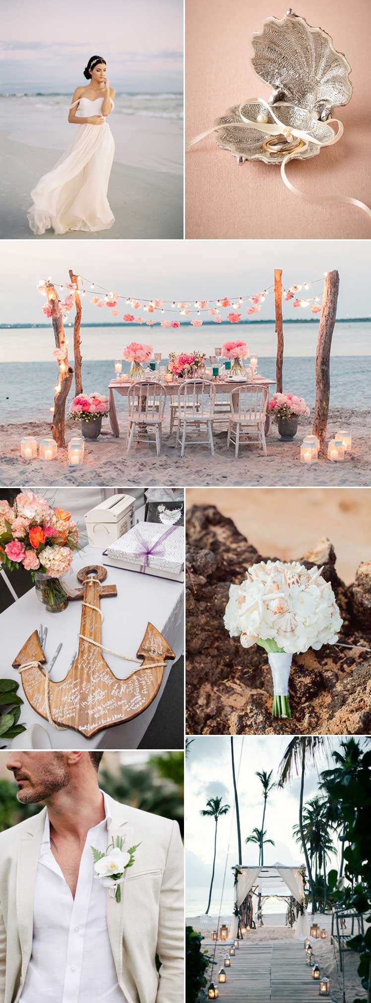 Romantic beach wedding ideas