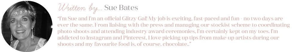 Written by Sue - Blogger at Glitzy Secrets