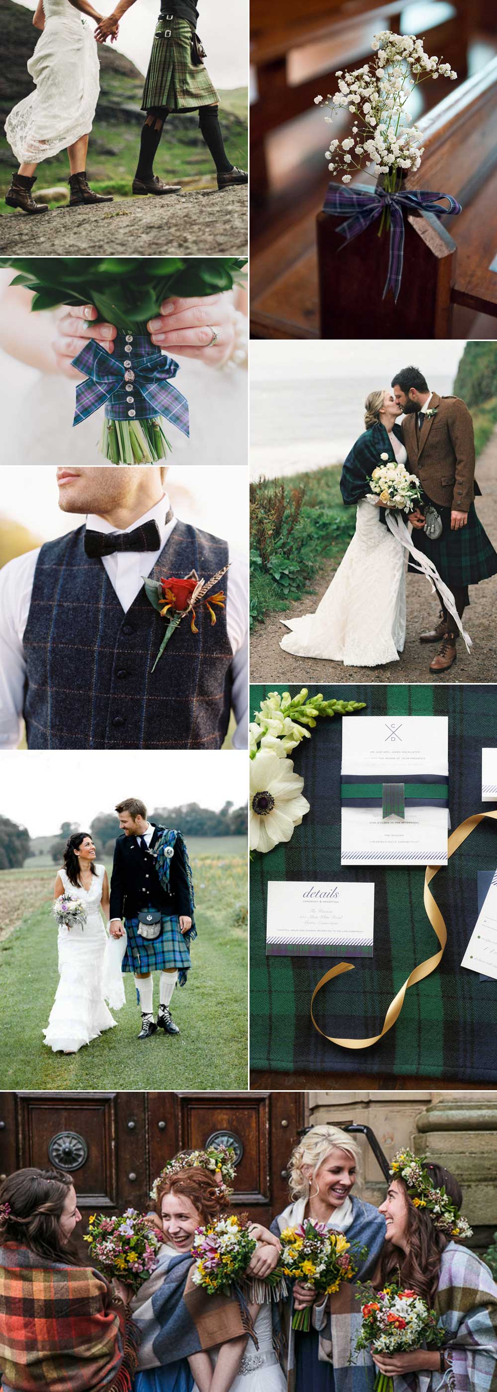 Tartan wedding inspiration