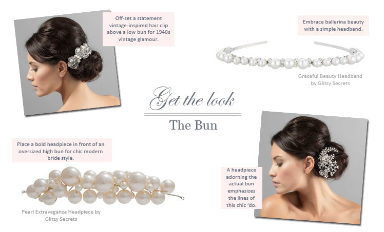 How to style a bridal bun hairstyle