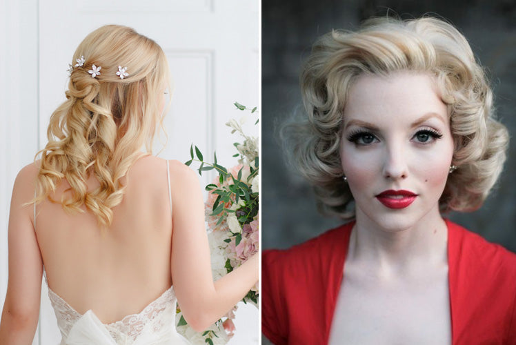 1940s and 1950s vintage wavy hairstyles