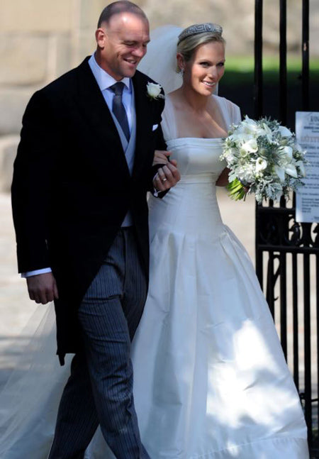 Zara Phillips and Mike Wedding Day