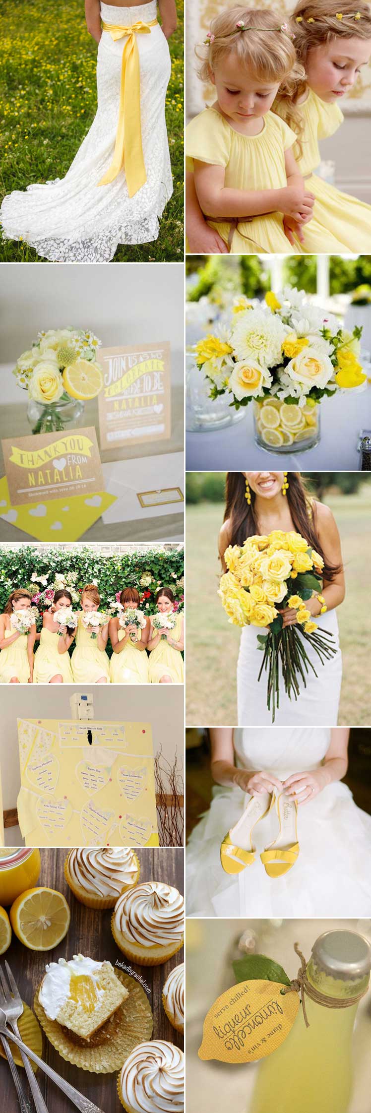 Lemon sorbet wedding inspiration
