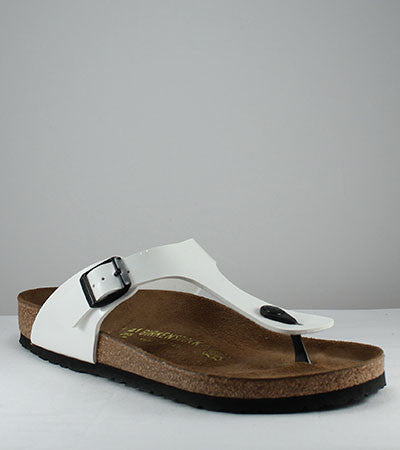 Birkenstock Gizeh - White Patent | Birkenstock Depot