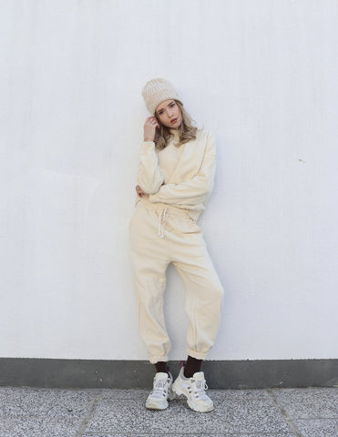 Loose-fit Lounge Set (Sweater + Joggers), toat | 103USD