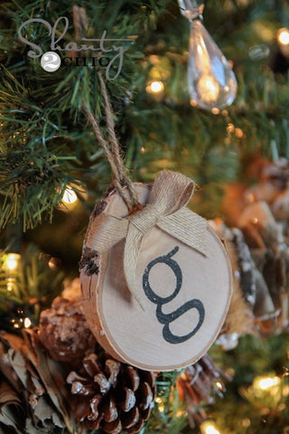 DIY wooden ornaments from Shanty2Chic