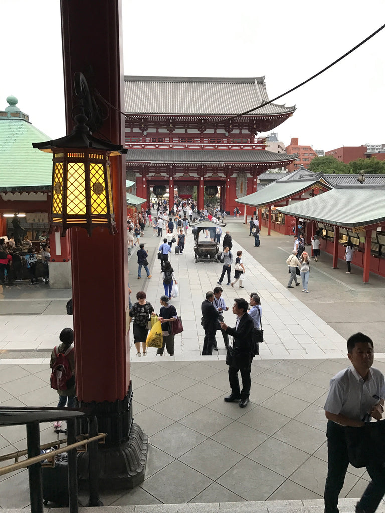 The street leading up to Sensoji Temple