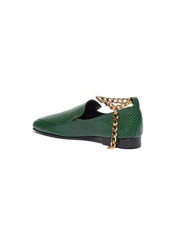 Nick anklechain loafers, 470USD | By Far