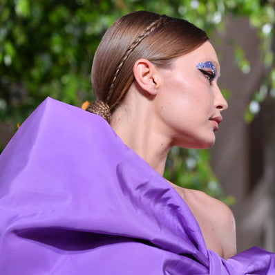 Gigi Hadid at Valentino runway show | Source: Zimbio.com via Getty Images Europe