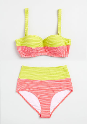 the Janey bikini top w/ the Sara bikini bottom | Modcloth 94USD