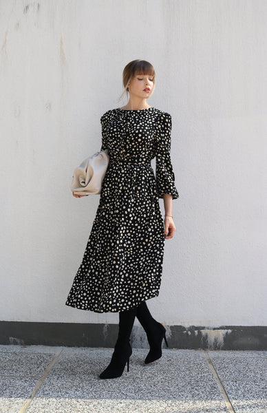 TOAT SPOTTED DRESS