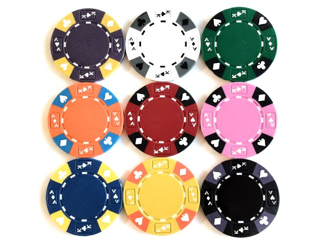 Ace King Suited Poker Chips