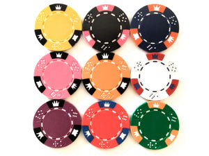 Crown & Dice Poker Chips