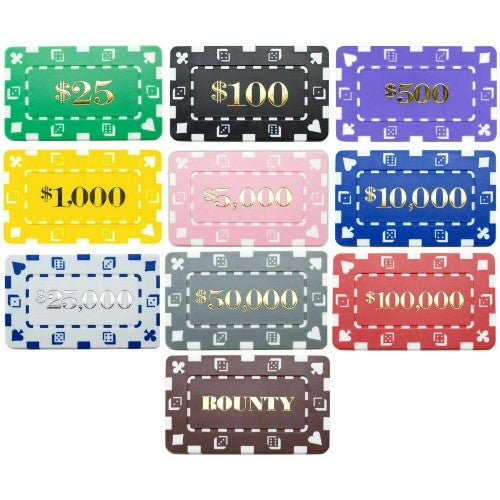 Denominated Poker Plaques