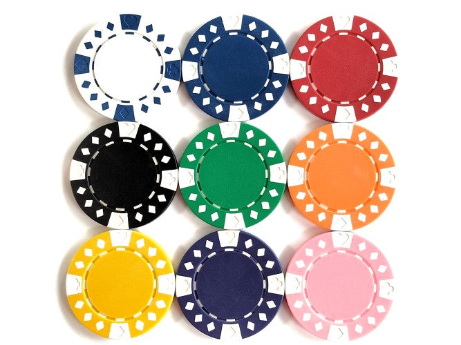 Diamond Suited Poker Chips