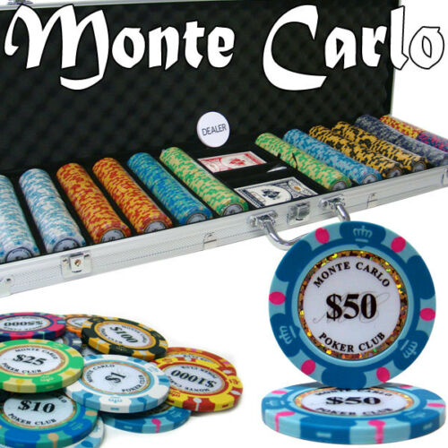 Monte Carlo Poker Chip Sets