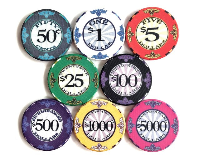 Scroll Poker Chips