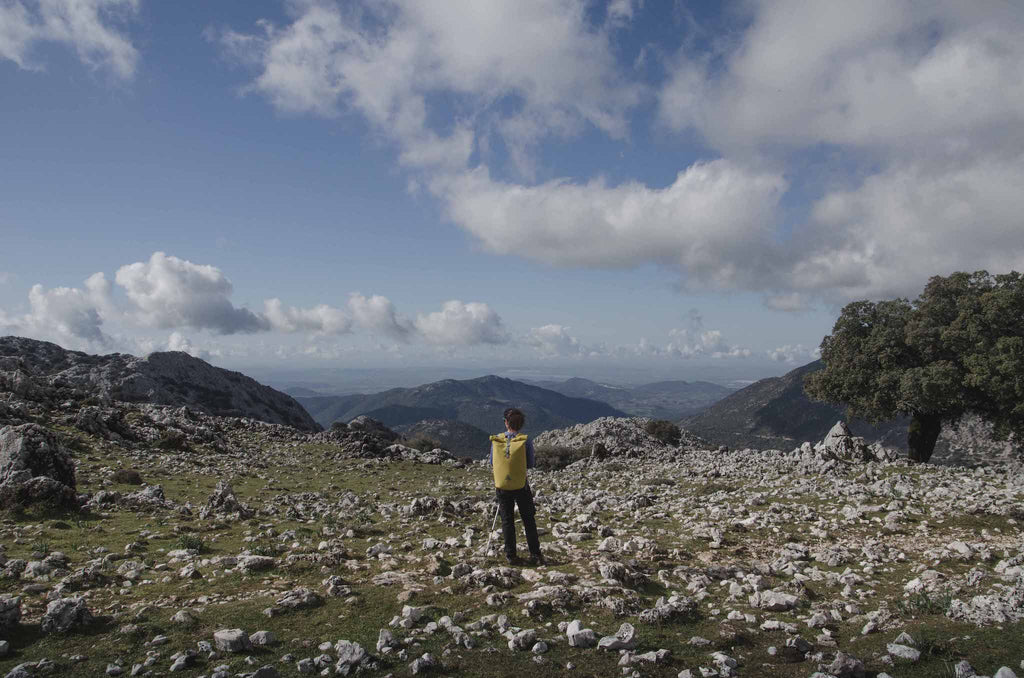 Hiker in Sierra de Grazalema by Will Appleyard for Utility Archive