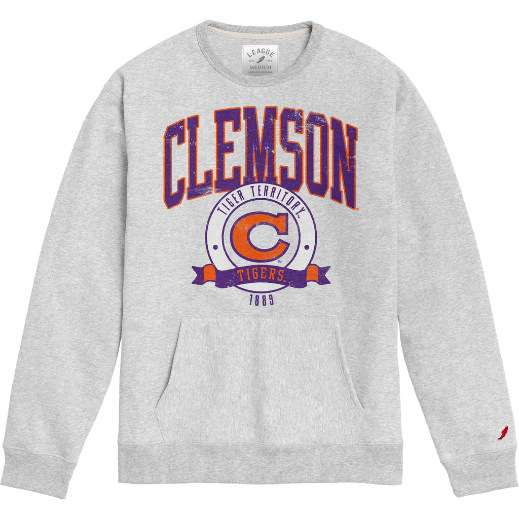 Clemson Tigers Crewneck Sweatshirt Charcoal 