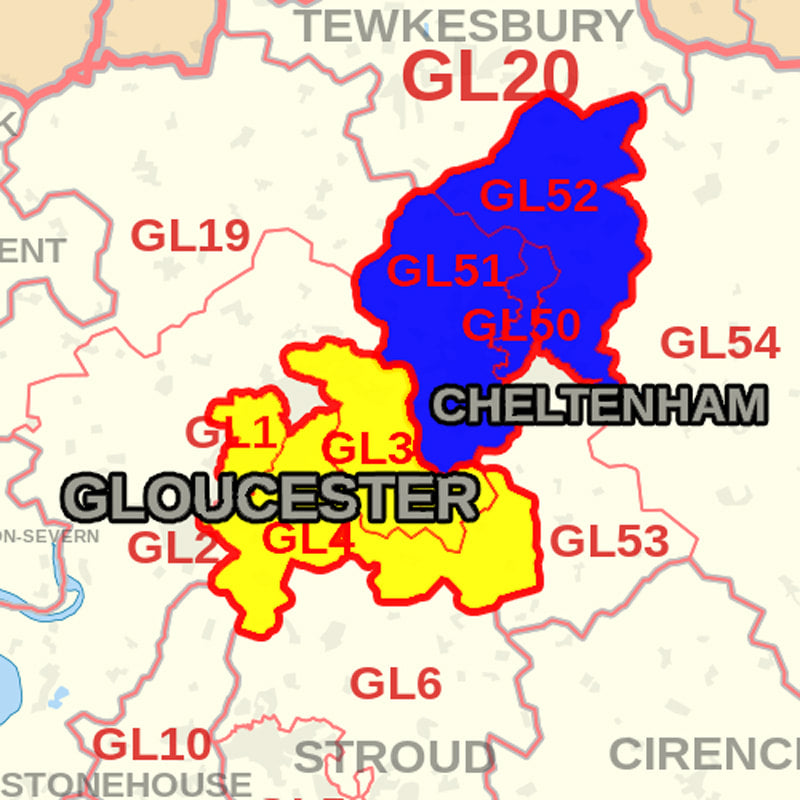 Local delivery map