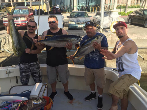 Strikeology, Oahu fishing, Mahi Mahi, Yellowfin