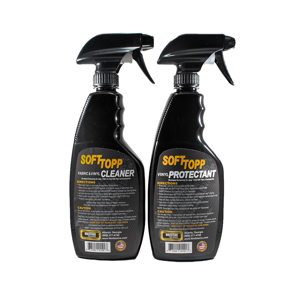 SOFTTOPP Jeep Vinyl Top Cleaner & Protectant Kit