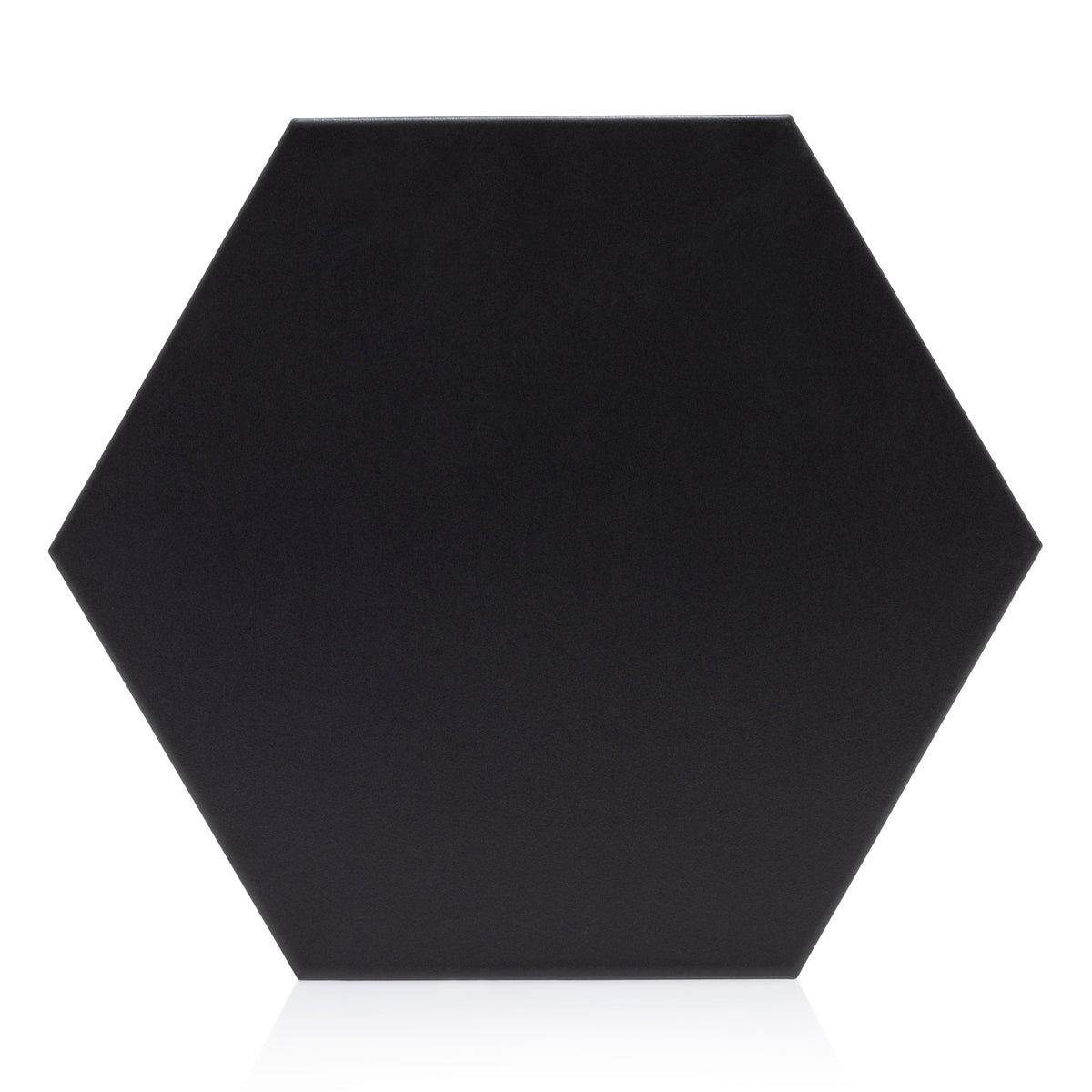 9x10 Hexagon Black Porcelain Tile Industry Tile 7489