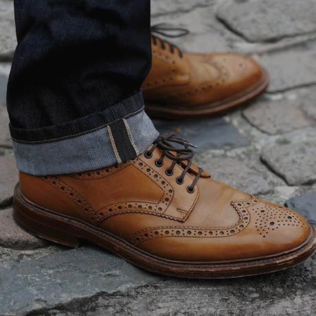 loake burford boots burgundy