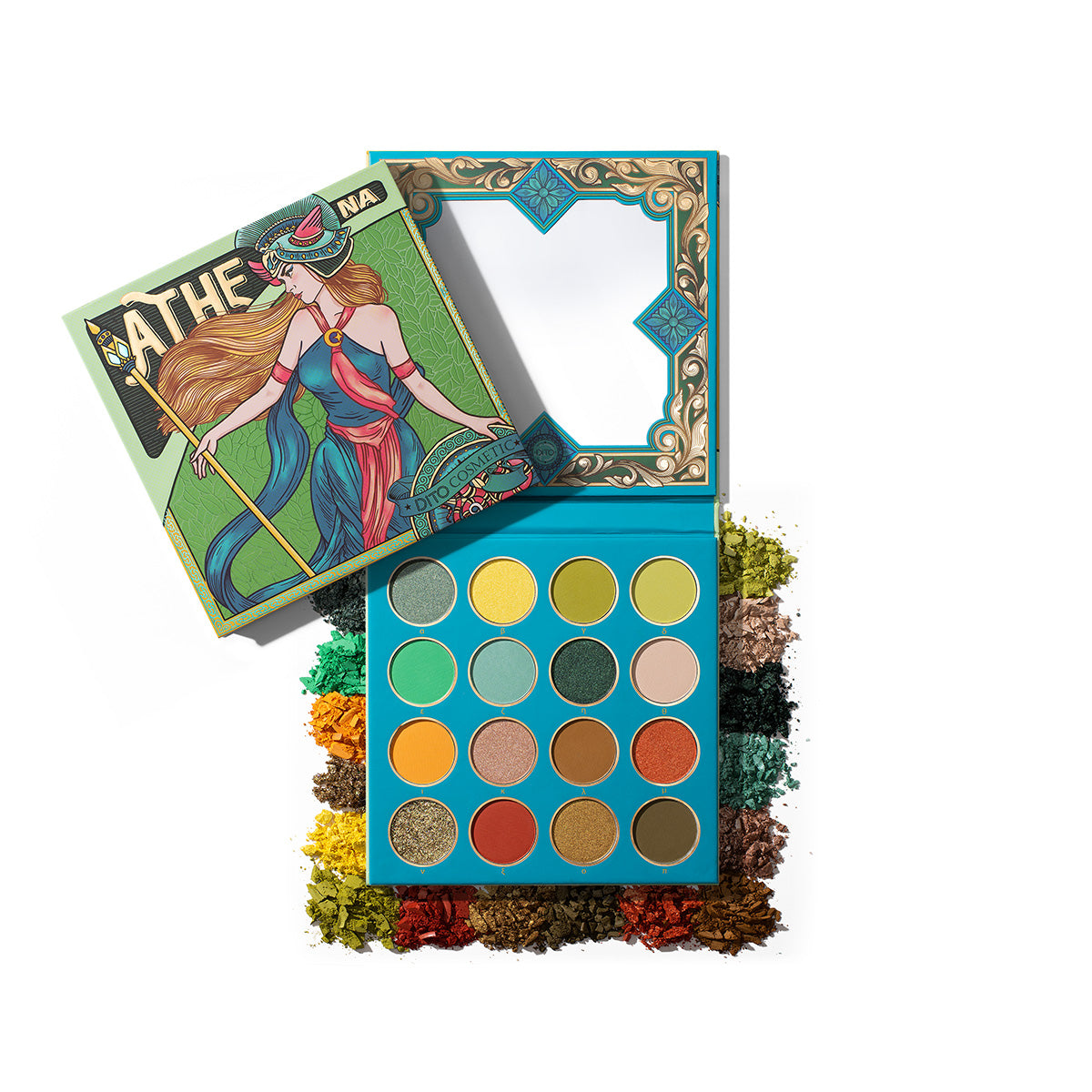 MUSE ATHENA | 16-Color Eyeshadow Palette – Ditocosmetics