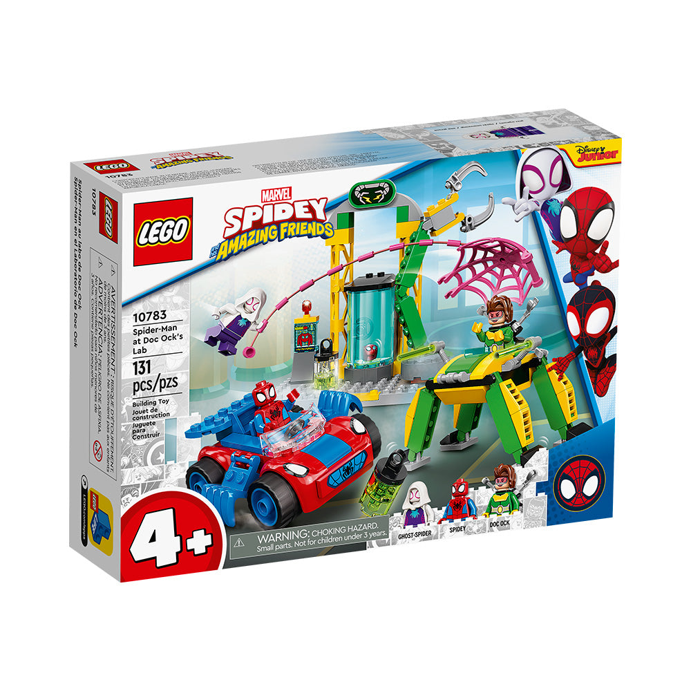 LEGO® Marvel Spidey y sus Sorprendentes Amigos: Spider-Man en el Laboratorio de Doc Ock (10783)