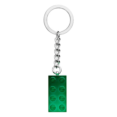 LEGO® Llavero Verde Metálico 2x4 (854083)