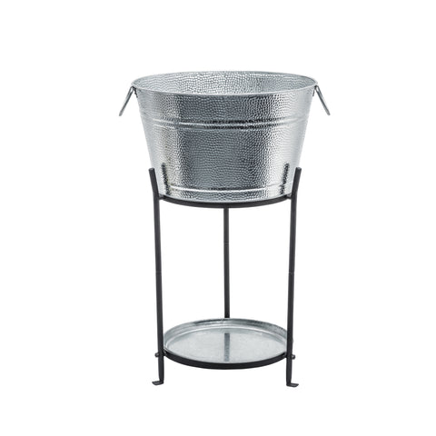 ice bucket with stand and tray for beer or wine